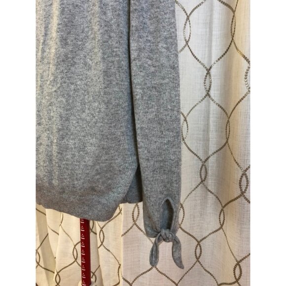 NWT Banana Republic Grey Marled Crewneck Long-Sleeve Wool Blend - Size Large - Picture 8 of 10